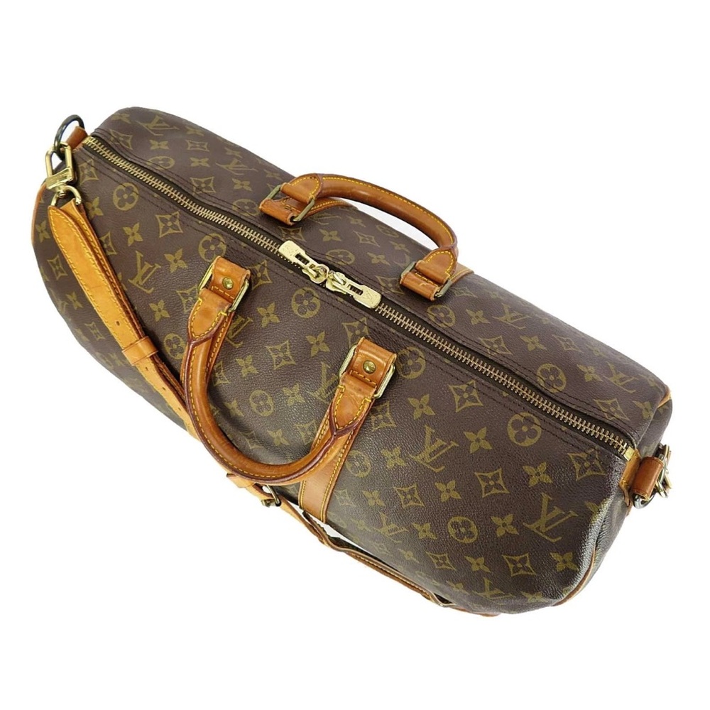 Louis Vuitton Brown and Tan Monogram Duffel Bag - Picture 6 of 16